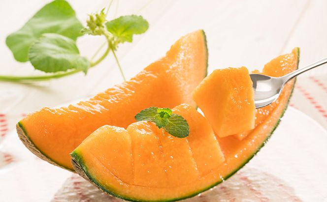 【2026年7月～発送】富良野産 赤肉 メロン ≪ラベンダー付≫ 2玉 計3.6kg以上 北海道 富良野市 (加納農園) メロン フルーツ 果物 新鮮 甘い 贈り物 ギフト 道産 ジューシー おやつ ふらの ブランド 夏 