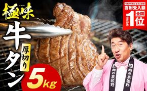 mrz0295-1 【スピード発送】厚切り牛たん 5kg【氷温熟成×旨塩ダレ 味付き 訳あり サイズ不揃い 500g 小分け 焼くだけ 焼肉】