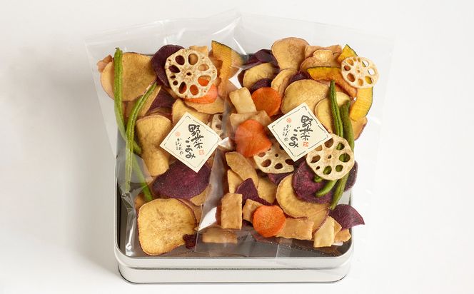 【かなだや】野菜ごのみ(野菜チップス＆おかき120g×2袋)［ 京都 あられ おかき せんべい 人気 おすすめ おいしい ギフト プレゼント グルメ 食べ比べ 詰め合わせ お取り寄せ 通販 送料無料 ふるさと納税 ］ 261009_B-HM07