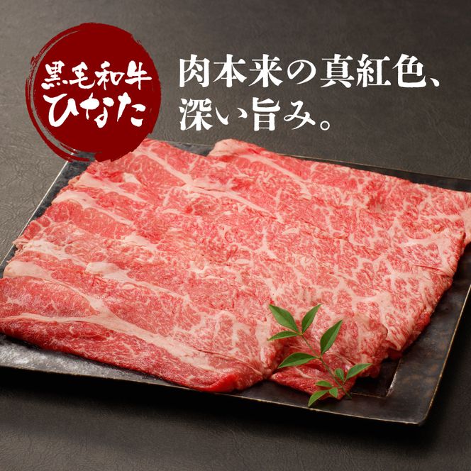宮崎県産 ブランド牛「黒毛和牛ひなた」肩ローススライス 500g K34_0003 