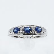 サファイア リング 0.5ct Pt900　(12527)指輪 リング サファイア プラチナ ダイヤモンド ジュエリー アクセサリー 山梨県 甲斐市 BR-75