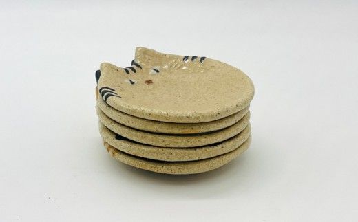 猫小皿5枚セットBASIC【716】_HA1725