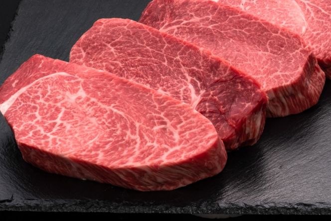 肉 博多和牛 ヒレステーキ 200g 5枚 計 1kg 3回 定期便 総計 3kg [久田精肉店 福岡県 宇美町 um40bsi440016] 牛 牛肉 ヒレ ステーキ 和牛 ソース ソース付き 福岡県産 冷凍