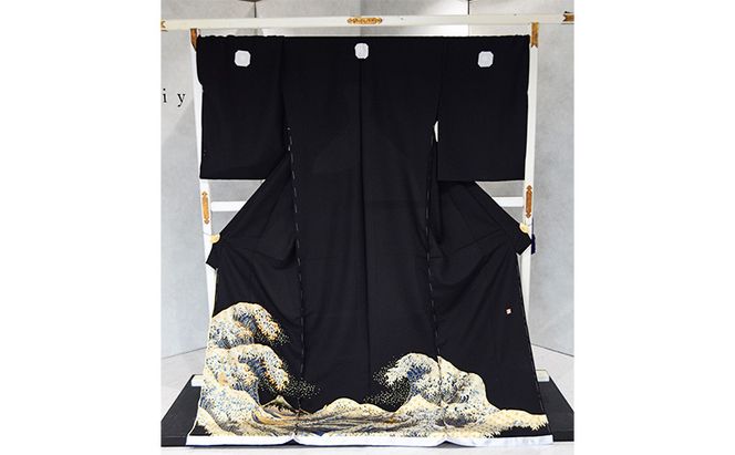 十日町友禅　黒留袖