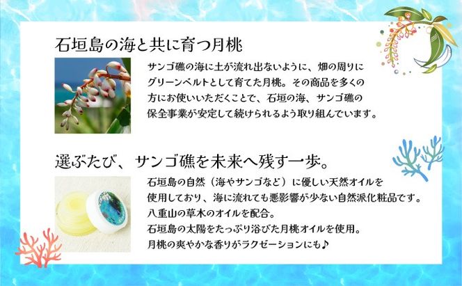 幸－美彩－さちちゅらいろ 月桃バーム（30g）OA-02