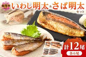 【B5-051】いわし明太&さば明太セット 12尾