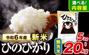 令和6年産 新米 早期先行予約受付中 無洗米 ひのひかり 5kg 10kg 12kg 15kg 18kg 20kg 《11月‐12月より出荷予定》 熊本県産 無洗米 精米 氷川町 ひの 送料無料 ヒノヒカリ コメ 便利 ブランド米 お米 おこめ 熊本 SDGs---hkw_hn6_af11_24_10500_5kg_m---