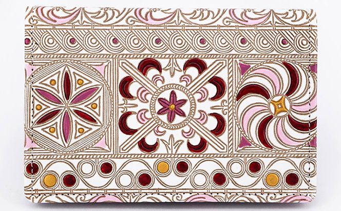 パスケース 錦紗 ピンク 文庫屋大関 名刺入れ カードホルダー 名刺ケース 名刺ホルダー カード入れ 定期入れ 定期ケース 雑貨 生活雑貨 小物 革小物 革製品 本革 日用品 民芸品 工芸品 東京 東京都 墨田区