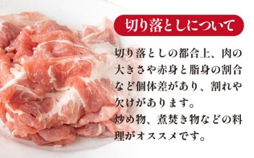 【毎月数量限定】ホエー豚 切り落とし 4.8kg（300g×16袋 豚肉 豚 切り落とし こま切れ 小間切れ 小分け しゃぶしゃぶ）