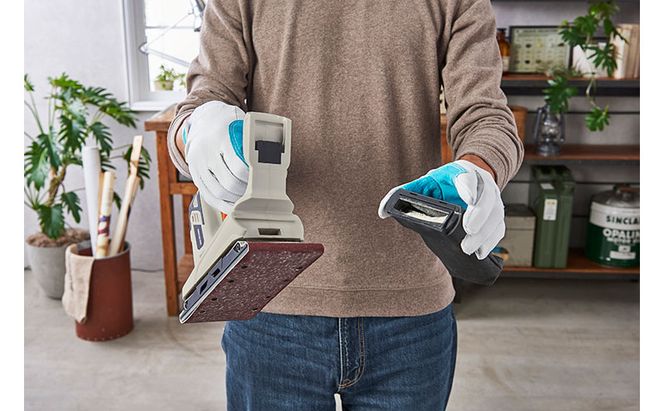 充電式オービタルサンダ10.8V JSD919TC サンドベージュ サンダー アイリスオーヤマ 充電式 10.8V 工具 やすり 研磨 電動サンダー Type-C充電 バッテリー サンドペーパー付 コードレス DIY 電動工具