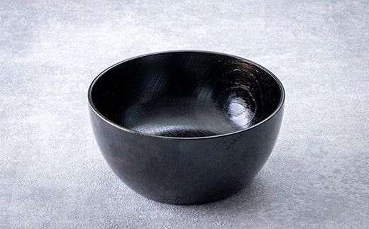 ボウル　黒摺　4.0 山中漆器 伝統工芸 工芸品 木製 漆塗 国産 日本製 F6P-3277