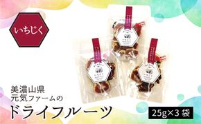 美濃山県元気ファームのドライフルーツかじゅえりー　いちじく  [No.1101]