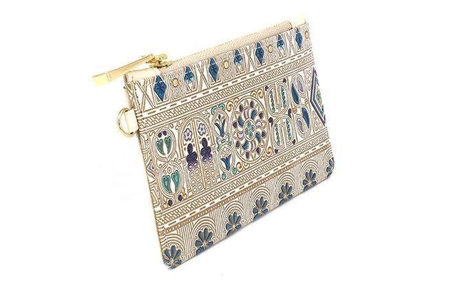 【文庫屋大関】すっきりカードケース　アポロン＜ブルー＞【皮革工芸品】 ファッション小物 雑貨 フラグメントケース 小銭入れ付き 収納 スマート 日本製 青 