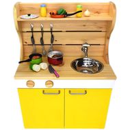 N6009_ままごとキッチンｗ５９０　黄