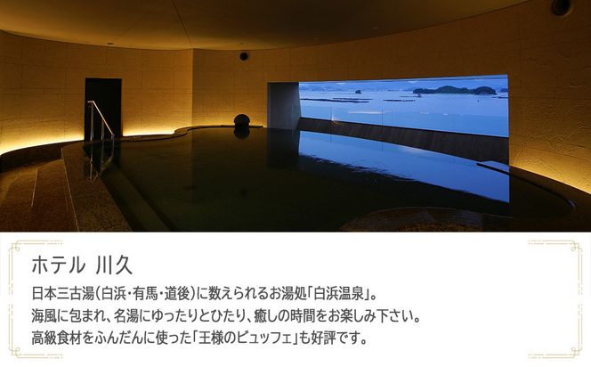 ホテル川久で使える　JTB施設限定クーポン15,000円分（JTBふるさとトラベルコンシェルジュでのご予約限定） 304018_JTBHTL650600102