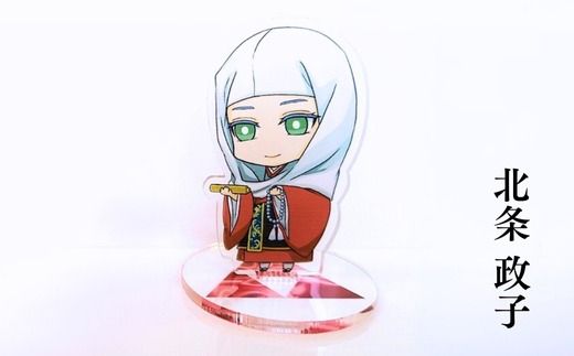 Z-30b 【アクリルスタンド】鎌倉殿の北条2人（政子　義時） 豆本おまけ付