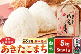 《令和8年産 新米受付》【白米】家計お助け米 あきたこまち 5kg 秋田県 男鹿市 こまちライン [こまちライン あきたこまち ブレンド米 お米 白米 精米 米どころ 秋田 秋田県産 新米 先行受付]|23_kml-010501s