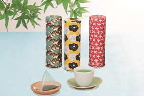 SOU・SOU3種ティーバッグ茶缶（各10袋入）〈お茶 茶 煎茶 緑茶 宇治抹茶 抹茶 玄米茶 ほうじ茶 ティーバッグ ティーパック コラボ 茶筒 茶缶 飲料 工芸品 加工食品〉 飲料類 