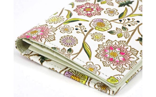 【文庫屋大関】束入れ ダリア＜ベリーピンク＞【皮革工芸品】 財布 お札 お札入れ 長財布 カード 小銭 牛革 手作り 日本製 墨田区 東京都