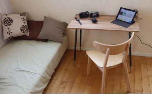 【＆FREL】ワークテーブル 天板（ミディアムオーク）脚/フレーム（ブラック）幅120 奥行60 高さ72 インテリア デスク シンプル ワークデスク 作業デスク 作業テーブル パソコンデスク ※離島への配送不可