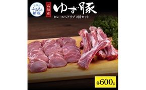 【CF-R7hbk】NIN006　なはりゆず豚ヒレ＆スペアリブセット - スペアリブ 豚ヒレ ヒレカツ 一口サイズ 豚 豚肉 国産 詰め合わせ セット 冷凍 料理 おうちごはん 個包装 14000円 高知県産 高知