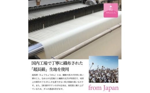 【甲州羽毛肌掛けふとん】ウクライナホワイトグース93%超長綿 ホワイト（シングル～キング) ふとんカバー付 甲州羽毛肌掛けふとん 羽毛布団 掛け布団 シングル～キング 山梨 富士吉田