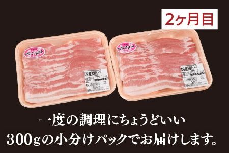 【3カ月定期便】肥前さくらポーク 焼肉・しゃぶしゃぶ・ブロック 計1.95kg【豚肉 やわらかい 甘み 小分け スライス ブロック ブランド肉 佐賀県 美味しい キメ細かい】(H123116)