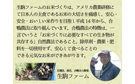 【安心安全！合鴨農法】あいがも米（精米済みヒノヒカリ）　5kg