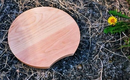 cutting board（カッティングボード） ブラックチェーリー材 まな板 丸型 調理器具