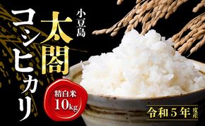 【 小豆島 】令和6年産新米 小豆島太閤 コシヒカリ 精白米 10kg（5kg×2袋）  お米 米 小豆島産 香川 香川県 土庄 土庄町