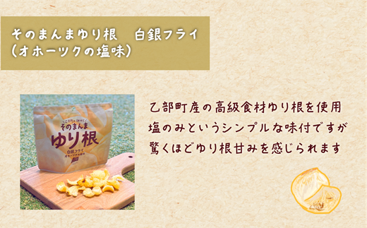 ＜ゆり根フライ・大莢白乙女フライ 4個(各2個)セット＞北海道 北海道産 ゆり根 大莢白乙女 大豆 フライ そのまんま そのまんまシリーズ