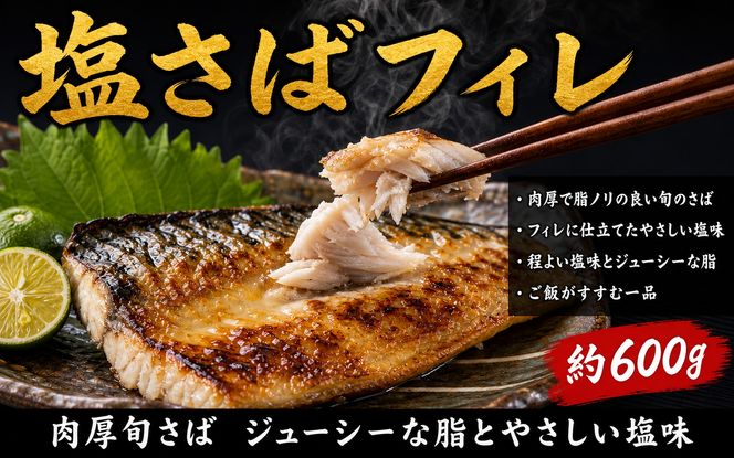 【全3回】大人気！ ご家庭用 塩さばフィレ＆紅鮭切身セットの定期便 / さば サバ 鯖 フィレ 鮭 サケ 切り身 切身 魚 海鮮 焼き魚 おかず 定期便【tkb355】