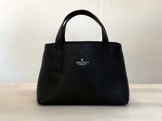 革職人が作った本革トートバッグXSシュリンク【ブラック】 304018_AX28VC03