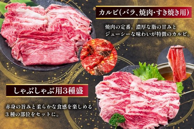 AJ670 【12回定期便】 長崎和牛 スタンダードコース [ 長崎和牛 定期便 和牛 お肉 肉 牛 牛肉 国産 ステーキ 焼肉 もも モモ バラ肉 スネ肉 ブロック ロース すき焼き しゃぶしゃぶ サーロイン カルビ ミンチ ひき肉 ヒレ トモサンカク シキンボ 水田精肉店 長崎県 島原市 ]