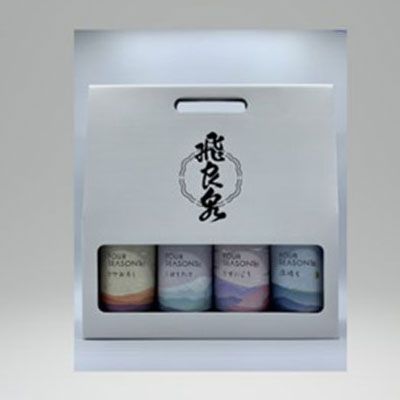 創業室町時代 小さな酒蔵 飛良泉から にかほの四季を醸す　山廃 《FOUR SEASONS》 720ml 4種セット お酒 日本酒 純米酒 