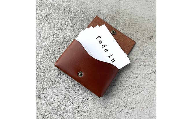 本革 ノンステッチ名刺入れ・カードケース 栃木レザー ファッション小物 革小物 シンプル カード入れ ビジネスシーン 手触りが良い 牛革 プレゼント ギフト 