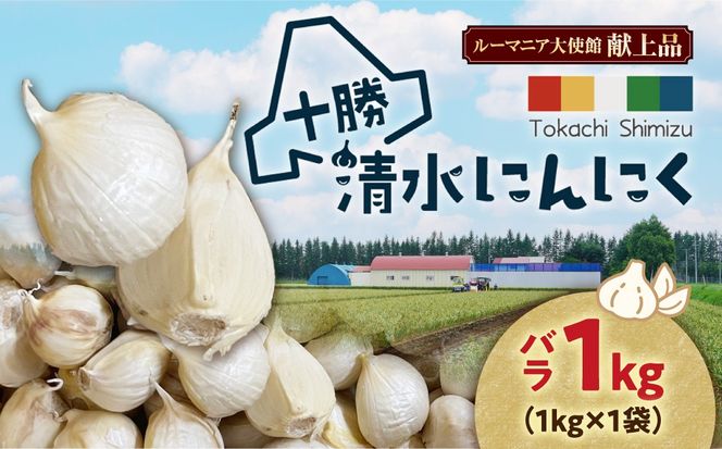 【北海道産】十勝育ちのにんにく バラ1kg にんにく ニンニク ガーリック にんにく 北海道産 にんにく_S021-0022