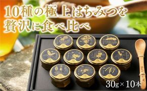 C090 山口県産　愛情いっぱい極上のはちみつ贅沢食べ比べ10種セット