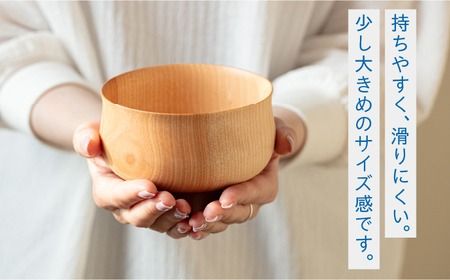 【年内発送】木製 お椀 ペア ( 丸椀 / 端反り椀 ) 糸島市 / kibitoa クラフト 器 [AIN001] 木製 汁椀 お椀 マカバ 樺 ハンドメイド 手作り クラフト