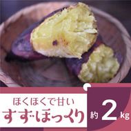 2025年度産 ホクホクで甘いさつまいも すずほっくり 約2kg｜さつまいも 芋 お芋 すずほっくり 渋谷農園 茨城県 行方市(BZ-55)