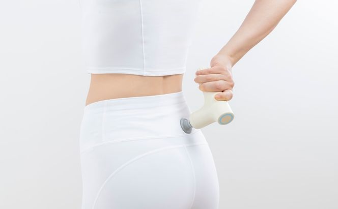 ビューティーケアガンプラス FRT-M02-W オフホワイト ハンディガン ビューティーケアガン MiCOLA （ミコラ） 軽量 アイリスオーヤマ 小型 コンパクト ミコラ ボディケア 充電式 USB-typeC 収納袋 球形 円柱形 平形 U字形