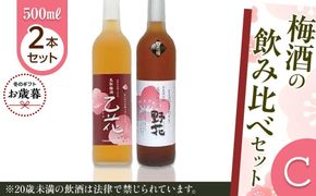 【お歳暮用】435.梅酒の飲み比べセット【Ｃ】【12月上旬以降お届け】 313726_AC041