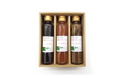 つぶつぶ 野菜 で おいしい 四万十の野菜 ドレッシング 3種 セット（とまと・玉葱・生姜） サラダ 調味料 ベジタブル ギフト お中元 お歳暮 贈答 高知 四万十 しまんと 【 化学調味料 保存料 乳化剤 無添加 】 26-0037