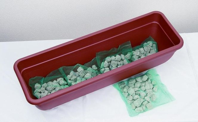 ネットのまま使える 手軽で簡単 鉢底石25個入 ガーデニング 