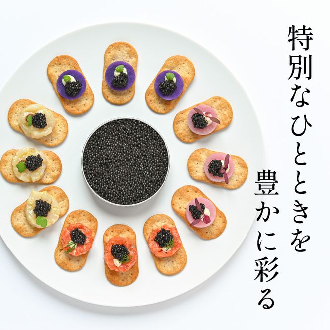 世界三大珍味　本格熟成キャビア　宮崎産キャビア　20g　お試し　訳あり　簡易パッケージ　N027-YB365