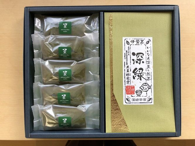 【1－105】伊勢茶とお濃茶（おこいちゃ）フィナンシェのセット