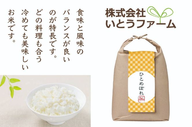 いとうファームの 令和6年産「ひとめぼれ」5kg / 米 お米 精米 白米 ご飯 産地直送 【itofarm025】