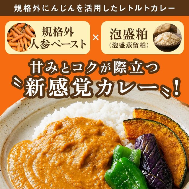 泡盛香るベジカレー読谷村人参ver. 5袋 沖縄 人参 にんじん ベジタリアン カレー レトルト 泡盛 読谷村 うるま