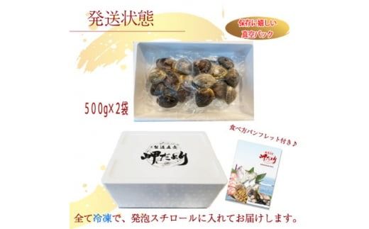 岬だよりの 希少 天然はまぐり 大サイズ 500g×2袋