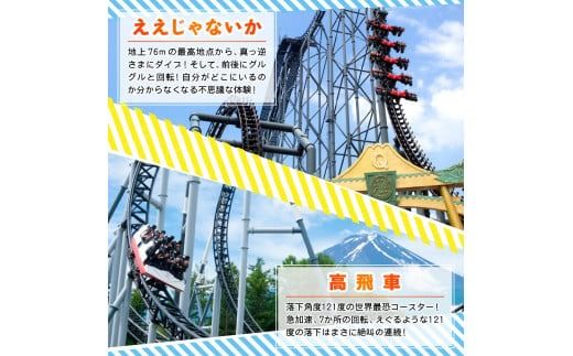 最速翌日到着】 2枚 富士急ハイランド フリーパス引換券 枚数